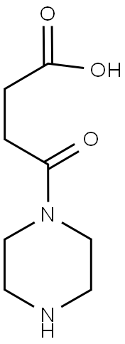 4-OXO-4-PIPERAZIN-1-YL-BUTYRIC ACID Structure