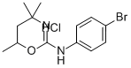 4H-1,3-Oxazin-2-amine, 5,6-dihydro-N-(4-bromophenyl)-4,4,6-trimethyl-,  monohydrochloride Struktur