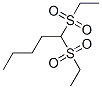 1,1-bis(ethylsulfonyl)pentane Struktur