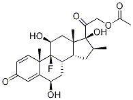 21-O-Acetyl 6β-Hydroxy Dexamethasone 结构式