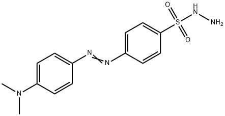 4-(二甲氨基)偶氮苯-4'-磺酰肼[用于高效液相色谱标记] 结构式