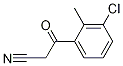 3-(3-chloro-2-Methylphenyl)-3-oxopropanenitrile Structure