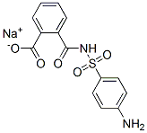 sodium N-[(4-aminophenyl)sulphonyl]benzamidate Struktur