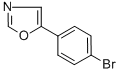 5-(4-ブロモフェニル)-1,3-オキサゾール 化学構造式