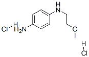 N-(2-methoxyethyl)benzene-1,4-diamine dihydrochloride Structure