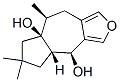 (4S,4aS,7aS,8S)-4,4a,5,6,7,7a,8,9-Octahydro-6,6,8-trimethylazuleno[5,6-c]furan-4,7a-diol Struktur