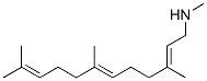 N,3,7,11-Tetramethyl-2,6,10-dodecatrien-1-amine Struktur