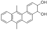 7,12-dimethylbenz(a)anthracene-3,4-dihydrodiol Struktur