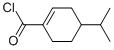 1-Cyclohexene-1-carbonyl chloride, 4-(1-methylethyl)- (9CI) Structure