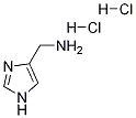 (1H-咪唑-4-基)甲胺双盐酸盐, 72631-80-2, 结构式