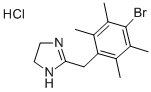 2-(4-Bromo-2,3,5,6-tetramethylbenzyl)imidazoline hydrochloride Structure