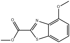 2-Benzothiazolecarboxylicacid,4-methoxy-,methylester(7CI,8CI,9CI) Struktur