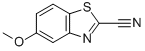 2-Benzothiazolecarbonitrile,5-methoxy-(7CI,8CI,9CI) Struktur