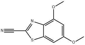 4,6-二甲氧基-2-氰基苯并噻唑, 7267-40-5, 结构式