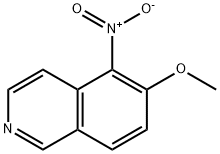 6-Methoxy-5-nitroisoquinoline Struktur