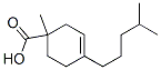 4-イソヘキシル-1-メチル-3-シクロヘキセン-1-カルボン酸 化学構造式