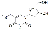 5-((methylthio)methyl)-2'-deoxyuridine Struktur