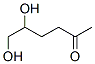 2-Hexanone, 5,6-dihydroxy- (7CI,9CI) Struktur