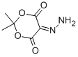 5-ジアゾ-2,2-ジメチル-1,3-ジオキサン-4,6-ジオン 化学構造式