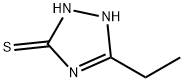 5-エチル-4H-1,2,4-トリアゾール-3-チオール 化学構造式