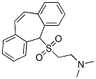 2-[(5H-ジベンゾ[a,d]シクロヘプテン-5-イル)スルホニル]-N,N-ジメチルエタンアミン 化学構造式