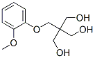 2-(ヒドロキシメチル)-2-[(o-メトキシフェノキシ)メチル]-1,3-プロパンジオール 化学構造式
