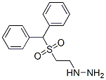1-[2-[(ジフェニルメチル)スルホニル]エチル]ヒドラジン 化学構造式