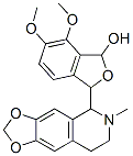 1-Isobenzofuranol, 1,3-dihydro-6,7-dimethoxy-3-(5,6,7,8-tetrahydro-6-m ethyl-1,3-dioxolo(4,5-g)isoquinolin-5-yl)- Structure