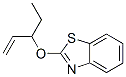 Benzothiazole, 2-[(1-ethyl-2-propenyl)oxy]- (9CI) Structure