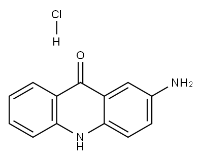 2-氨基-9-吖啶酮盐酸盐, 727388-68-3, 结构式