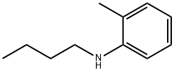2-メチル-N-ブチルアニリン 化学構造式