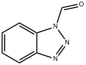 1H-ベンゾトリアゾール-1-カルボキシアルデヒド 化学構造式