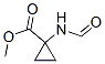 Cyclopropanecarboxylic acid, 1-(formylamino)-, methyl ester (9CI) Structure