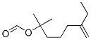 2-Methyl-6-methylene-2-octanol formate Structure