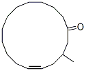 3-methyl-5-cyclohexadecen-1-one 结构式