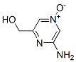 Pyrazinemethanol, 6-amino-, 4-oxide (9CI) Struktur