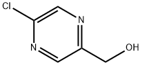 5‐クロロ‐2‐ピラジンメタノール 化学構造式