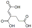 (E)-1-ブテン-1,2,4-トリカルボン酸 化学構造式