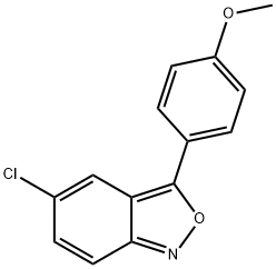5-chloro-3-(4-methoxyphenyl)benzo[c]isoxazole Struktur