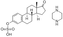 雌酮硫酸酯哌嗪, 7280-37-7, 结构式