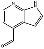 7-氮杂吲哚-4-甲醛 结构式
