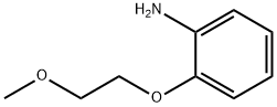 2-(2-甲氧基乙氧基)苯胺 结构式