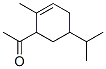 1-[2-methyl-5-(1-methylethyl)-2-cyclohexen-1-yl]ethan-1-one 结构式