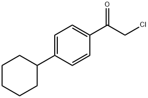 2-CHLORO-1-(4-CYCLOHEXYL-PHENYL)-ETHANONE Structure
