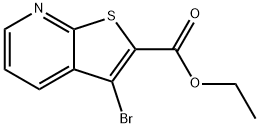 Ethyl 3-broMothieno[2,3-b]pyridine-2-carboxylate Struktur