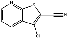 3-Chlorothieno[2,3-b]pyridine-2-carbonitrile Struktur