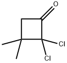 Cyclobutanone,  2,2-dichloro-3,3-dimethyl- Structure
