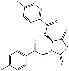 L-(-)-对甲基二苯甲酰酒石酸酐 结构式