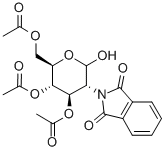 3,4,6-TRI-O-ACETYL-2-DEOXY-2-PHTHALIMIDO-D-GLUCOPYRANOSE Struktur