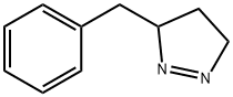 3H-Pyrazole,  4,5-dihydro-3-(phenylmethyl)- Structure